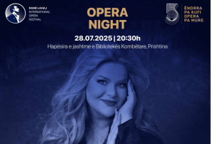 Sopranoja Marigona Qerkezi në “Opera Night” – Ngjitet sonte në skenën e RLIOF-it!