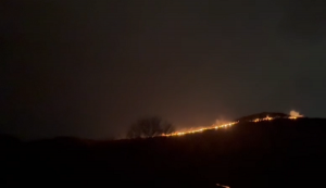 Zjarr i madh në Orikum