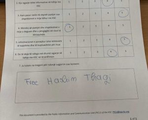 Ligjërata për Gjykatën Speciale në shkollën “Xhevdet Doda”, jep detaje organizata